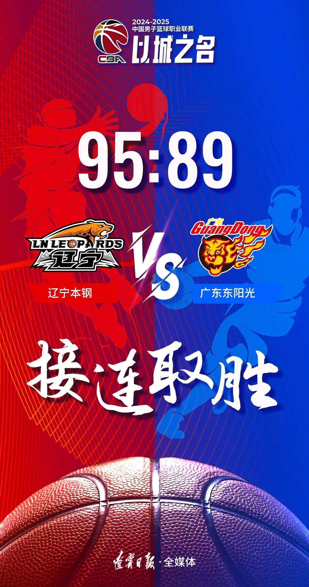 包含辽宁队实力强大，斩获胜利领先积分榜的词条